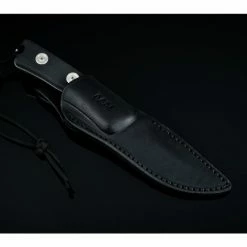 New 🛒 Outlet 😉 ANV P200-PLAIN EDGE, LEATHER SHEATH BLACK N690 ❤️ 💯 -Fixed Blade Knives Sales anv p200 plain edge leather sheath black 3