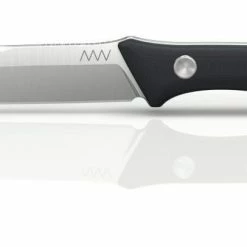 Outlet ⭐ New ✔️ ANV P300-PLAIN EDGE, LEATHER SHEATH BLACK N690 🛒 ✔️