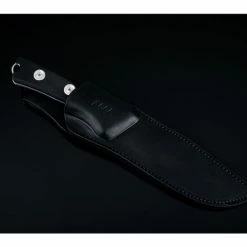 Outlet ⭐ New ✔️ ANV P300-PLAIN EDGE, LEATHER SHEATH BLACK N690 🛒 ✔️ -Fixed Blade Knives Sales anv p300 plain edge leather sheath black 3