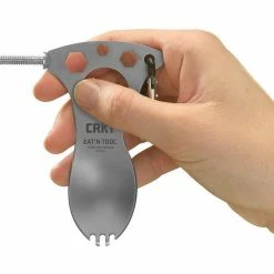 Outlet 🥰 Best Pirce ❤️ CRKT Eat N Tool Titanium CR9100TI ✨ ⭐ -Fixed Blade Knives Sales crkt eat n tool titanium cr9100ti.
