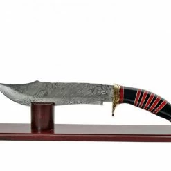 New 🎉 Deals 🔥 Damascus Bowie 🌟 👍 -Fixed Blade Knives Sales damascus bowie..