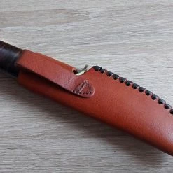 Deals 🎉 Discount 👍 Damascus Leather Hunter 😉 💯 -Fixed Blade Knives Sales damascus leather hunter 46