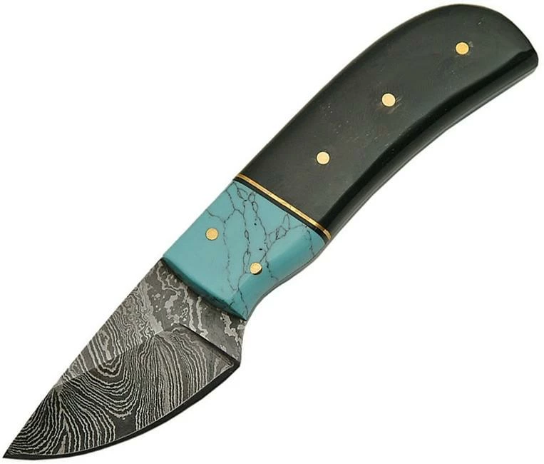 Best reviews of 👏 Outlet 👏 Damascus Skinner Horn Turquoise 🧨 🌟 1 Best reviews of 👏 Outlet 👏 Damascus Skinner Horn Turquoise 🧨 🌟