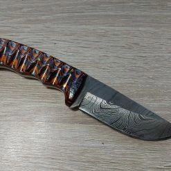Buy 🎉 Brand new 👏 Damascus Twisted Wood Hunter 🌟 🌟 -Fixed Blade Knives Sales damascus twisted wood hunter . .