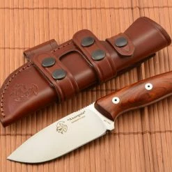 Hot Sale 💯 Wholesale 🥰 J&V J&V Axarquia Cocobolo + Sharpener gratis 🛒 🤩 -Fixed Blade Knives Sales jv axarquia cocobolo 2