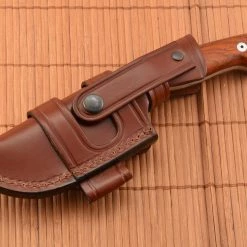 Hot Sale 💯 Wholesale 🥰 J&V J&V Axarquia Cocobolo + Sharpener gratis 🛒 🤩 -Fixed Blade Knives Sales jv axarquia cocobolo 4