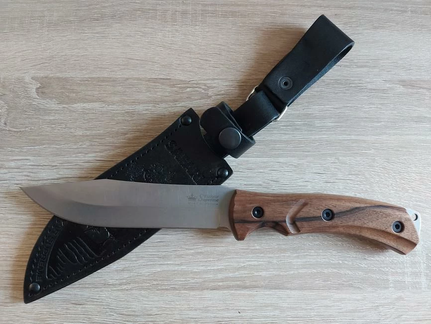 Hot Sale π₯ Brand new π Kizlyar Supreme Safari AUS8 Satin Stonewash Walnut π π€© 2 Hot Sale π₯ Brand new π Kizlyar Supreme Safari AUS8 Satin Stonewash Walnut π π€© - Image 2