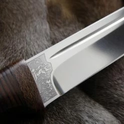 Budget 💯 Brand new 🎁 Knife AIR BEKAS leather ✔️ 🥰 -Fixed Blade Knives Sales noz air bekas leather 4