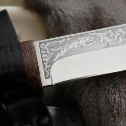 Promo 😀 Brand new ✔️ Knife AIR KLYCHOK-2 leather 🤩 😀 -Fixed Blade Knives Sales noz air klychok 2 leather 4