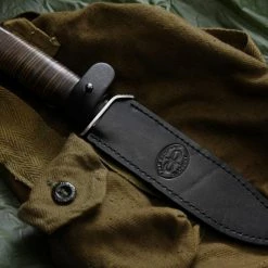 Cheapest 😍 Brand new 🌟 Knife AIR RAZVEDBAT leather ⭐ 👏 -Fixed Blade Knives Sales noz air razvedbat leather 5