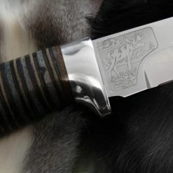 Best deal 😍 Budget 🌟 Knife AIR SOHATYI leather 👍 ⭐ -Fixed Blade Knives Sales noz air sohatyi leather 5