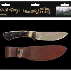 New 👏 Discount 🎉 Schrade Uncle Henry Fixed Blade w/Tin SCHUHP1730CP 💯 👏