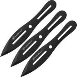 Discount 🌟 Cheapest ❤️ Smith & Wesson Smith & Wesson Throwing Knives Three Piece SWTK8BCP ⭐ 🔥