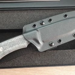 Discount ⭐ Cheap 🔥 TRC Knives South Pole Black Canvas Micarta/ Kydex ⭐ 🌟 -Fixed Blade Knives Sales trc knives south pole black canvas micarta kydex 2